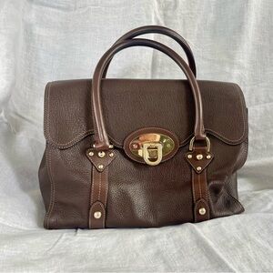 RARE Mulberry Arlington SATCHEL Chocolate Brown 2007 Collection VGC